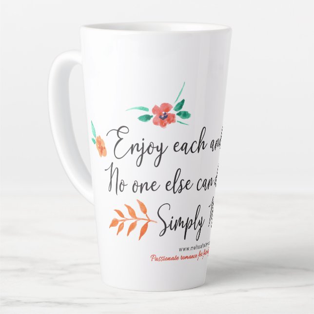 Profitez de chaque tasse de latte quotidienne (Angle gauche)