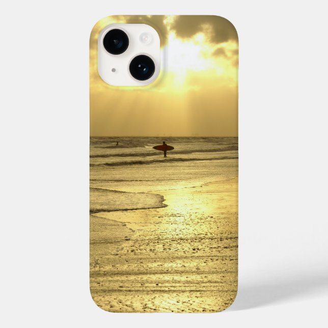 Profitez de la plage au Sunset coque iphone (Verso)