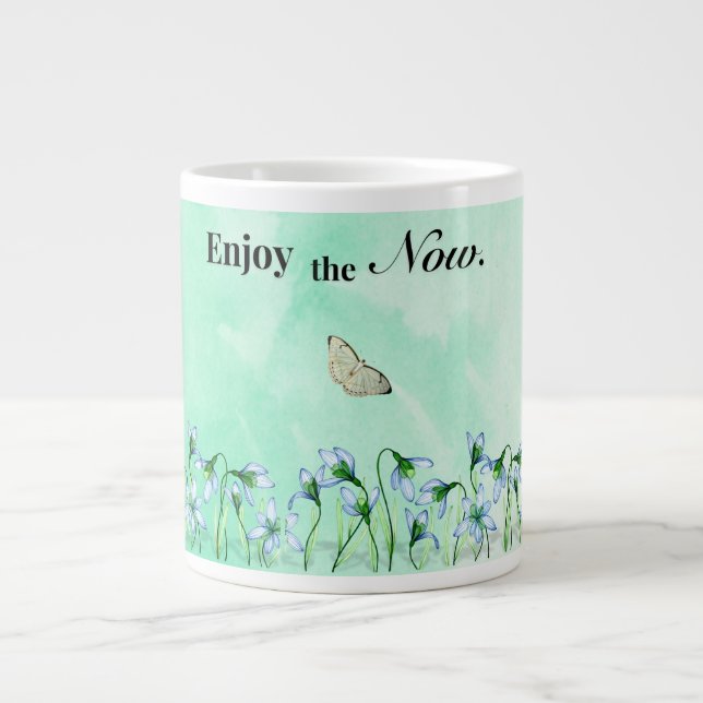 Profitez de l'Now Butterfly Classic Ceramic Mug (Devant)