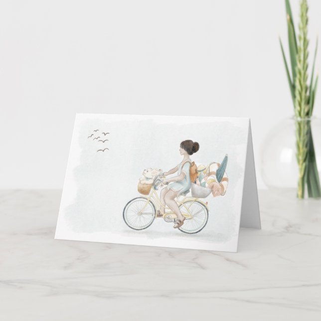 Profitez de votre carte de voeux pliée au jour le  (Devant)