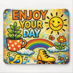 Profitez de Votre Jour Tapis de Souris