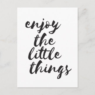 Profitez des petites choses - Carte Postale Inspir