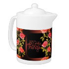 Profitez Des Petites Choses Porcelaine Teapot