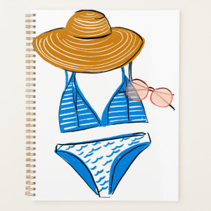 Profitez du soleil - maillot de bain bleu