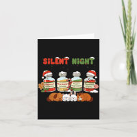 Profol Silent Night Funny Vet Tech Christmas 