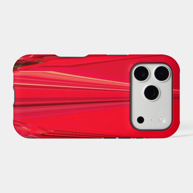 Profondeur Cramoisie | Belle Texture Rouge Abstrac (Verso (Horizontal))
