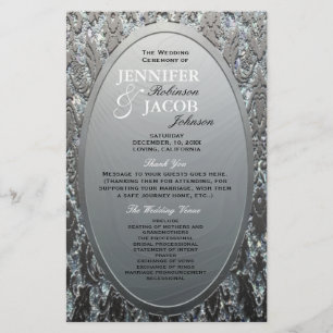 Program Metallic Etched Silver Look