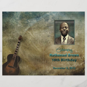 Program - Photo Insert -  18th BD Personalized