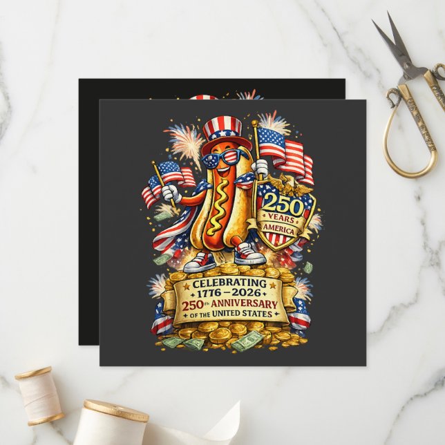 Programme 250th Anniversary USA Independence Celebration (Devant/Arrière en situation)