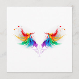 Programme Ailes fluffy arc-en-ciel