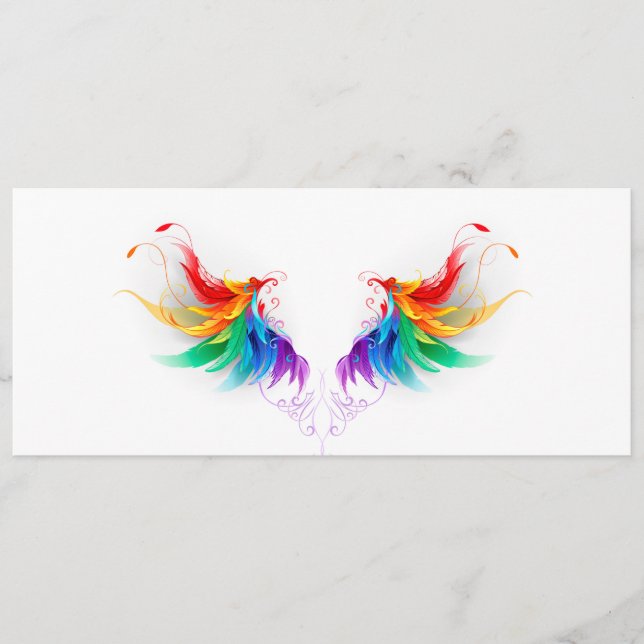 Programme Ailes fluffy arc-en-ciel (Devant)