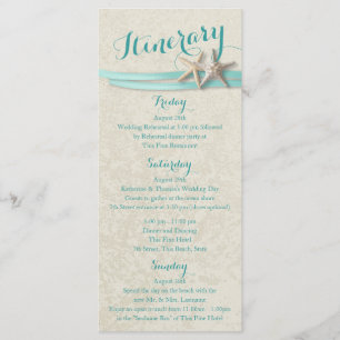 Programme Aqua Starfish Beach Mariage Itinéraire