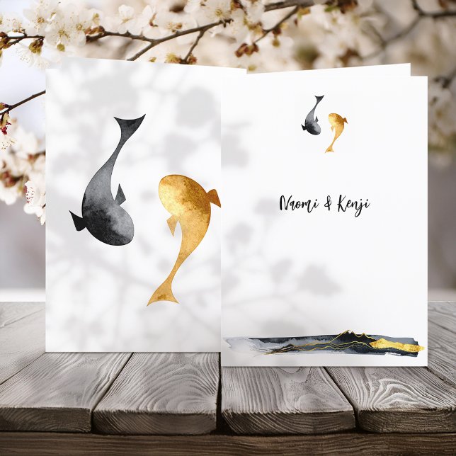 Programme Aquarelle Koi Fish Mariage (Créateur téléchargé)
