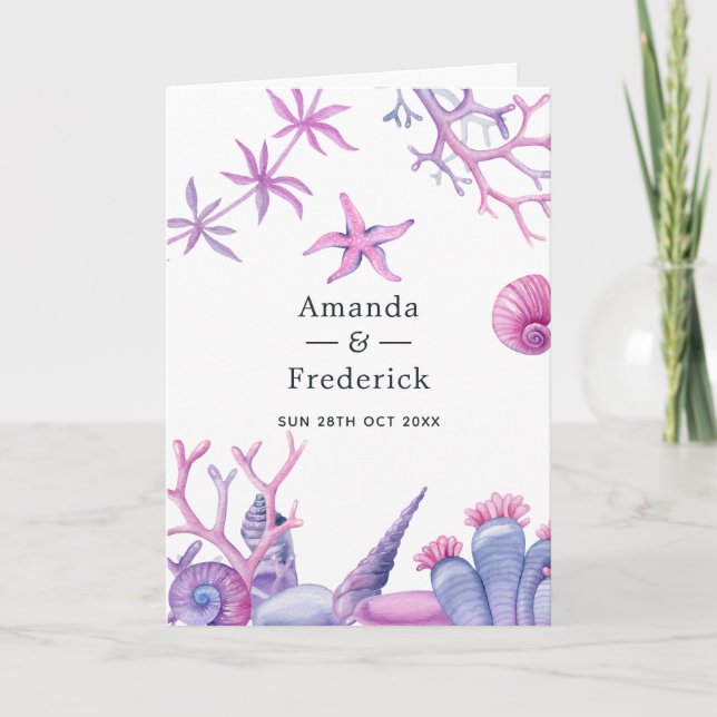 Programme Aquarelle sous le Mariage marin (Devant)