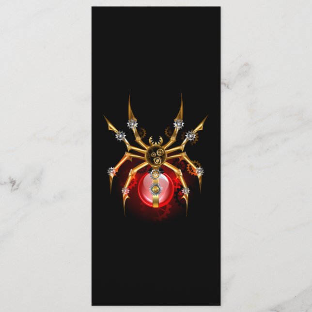 Programme Araignée en vapeur noire (Devant)