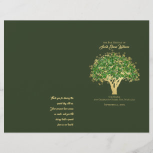 Programme Arbre de vie Mitzvah Couverture