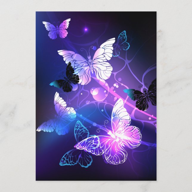 Programme Arrière - plan avec papillons de nuit (Devant)