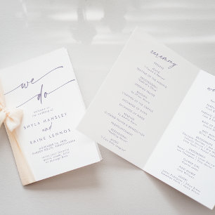 Programme Boho Chic Dusty Purple Nous Faisons Plier Mariage