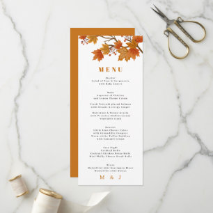 Programme Boho Chic Mariage de automne