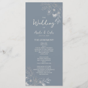 Programme Botanique Dusty Mariage bleu
