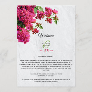 Programme Bougainvillea Itinéraire Mariage de l'île grecque