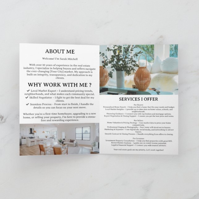 Programme Brochure d'introduction à l'immobilier (Intérieur)