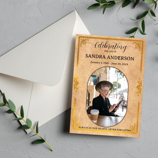 Programme Celebration of Life – Forever In Our Hearts  (Celebration of Life Programs – Forever In Our Hearts Template)