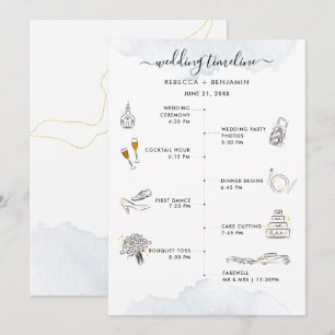 Programme Chronologie mariage Icônes modernes et itinéraire