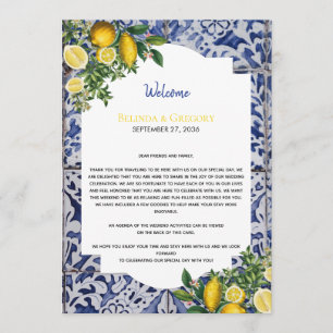 Programme Citrons Carreaux portugais Mariage Accueil Itinéra