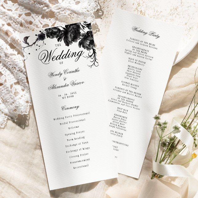 Programme classique de Mariage blanc gothique (Créateur téléchargé)