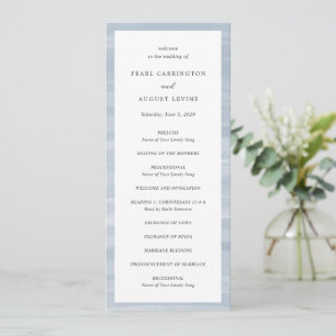 Programme Coastal Chic Muted Blue Mariage élégant