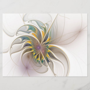 Programme Colorful fractal ornament. Flower art