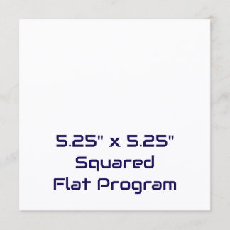 Programme Créez Votre Carré Plat Personnalisé de 5,25"x5,25"