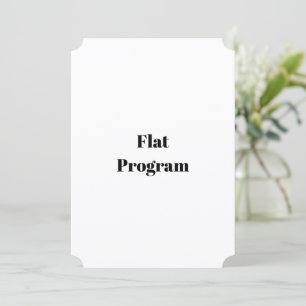 Programme Créez Votre Propre Entreprise Simple 5" x 7" à Pla