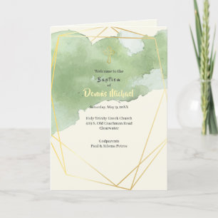 Programme de baptême de l'église orthodoxe grecque