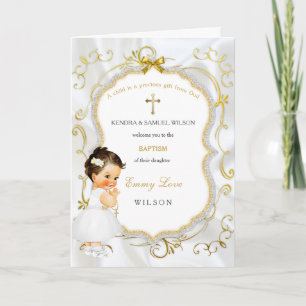 Programme de baptême et de communion pour bébé fil