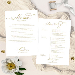 Programme de bienvenue pour un week-end de mariage
