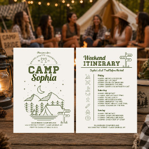Programme de camping pour enterrement de vie de je
