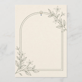 Programme de cérémonie de mariage à l'arche botani