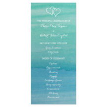 Programme de cérémonie de mariage sur la plage d'a