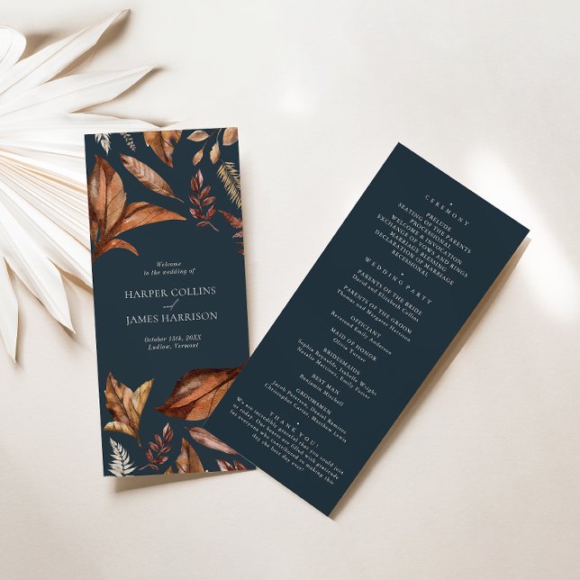 Programme de cérémonie des Mariages de la Marine B (Créateur téléchargé)