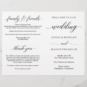 Programme de cérémonie des mariages Programmes sui