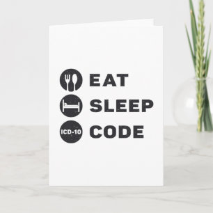 Programme de code médical Eat Sleep code ICD
