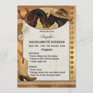 Programme de fin de semaine de bachelorette de la 