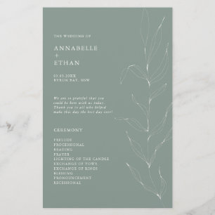 Programme de la cérémonie de montage de la ligne