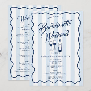 Programme de l'enterrement de vie de jeune fille B
