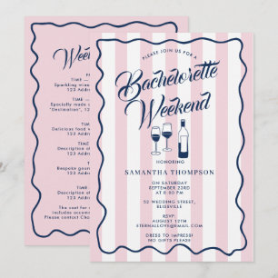 Programme de l'enterrement de vie de jeune fille B