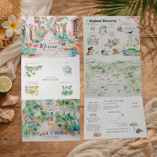 Programme de mariage à l'aquarelle à Puerto Vallar