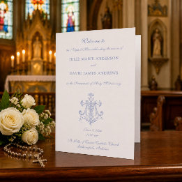 Programme de mariage catholique à la Croix bleue m
