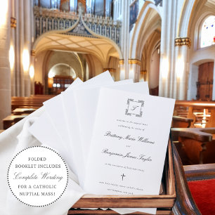 Programme de mariage catholique classique - Masse